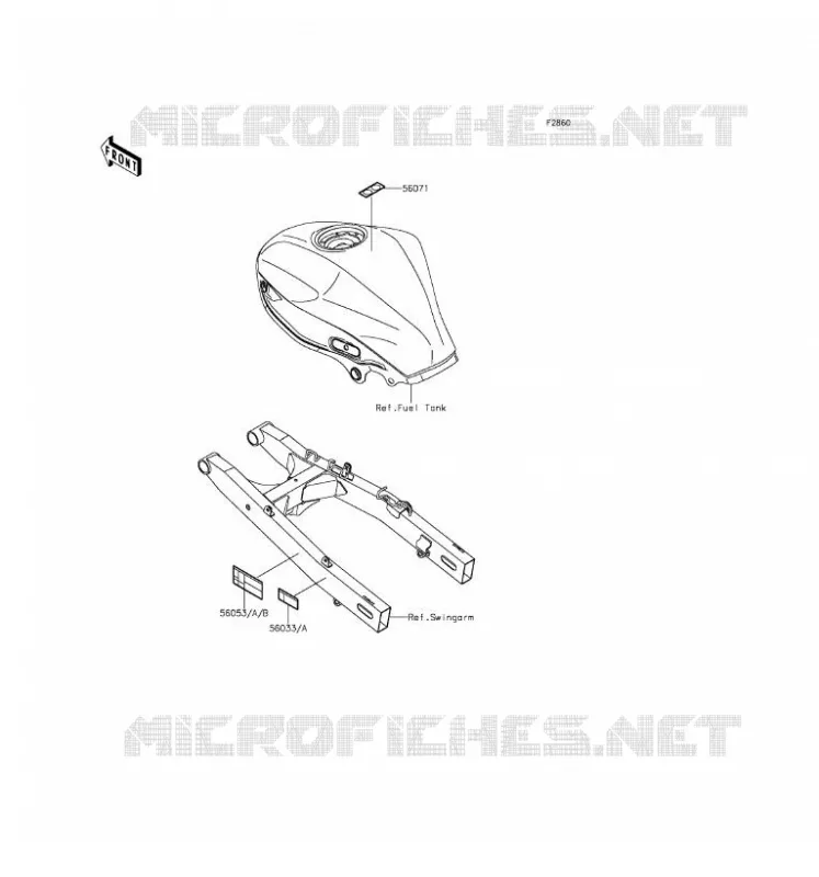 LABEL Kawasaki MOTOS 250 2016 NINJA 250SL ABS  BX250BGFA