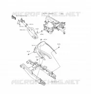 CACHE LAT&Eacute;RAL/GARDE CHAINE pour Kawasaki VULCAN S ABS 2016
