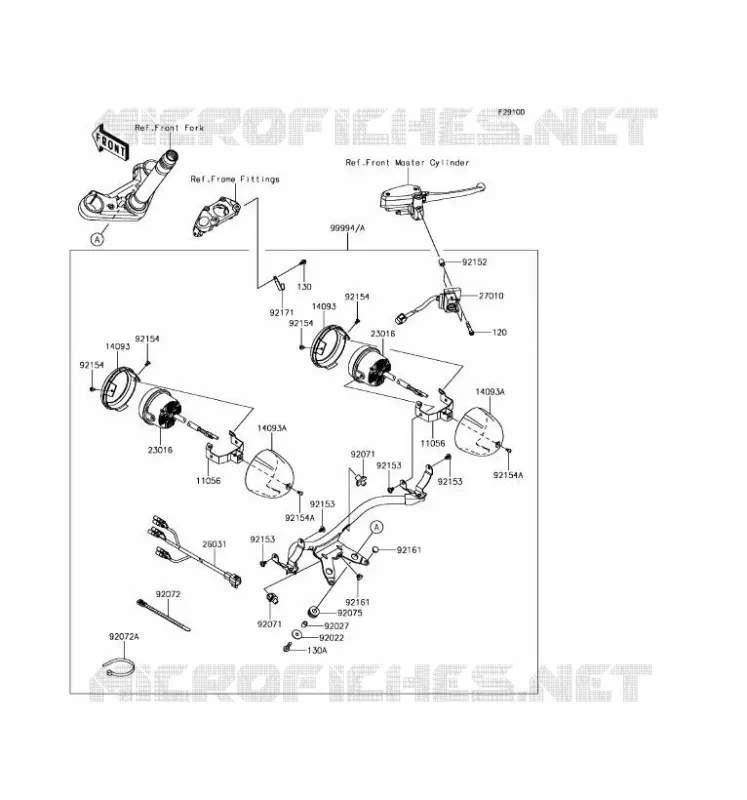 Accessory(Sub Lamp) Kawasaki MOTOS 650 2017 VULCAN S  EN650CHF