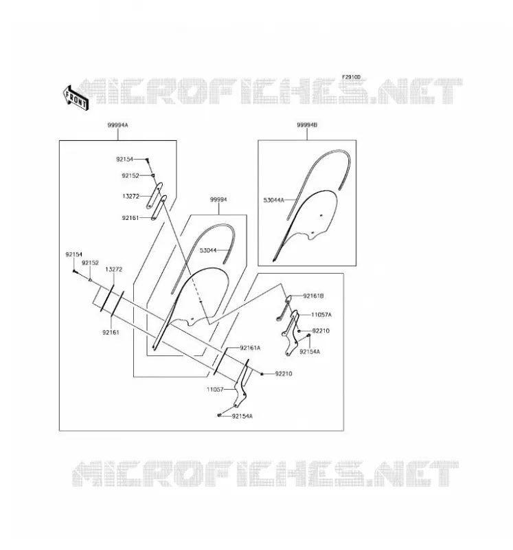 ACCESSOIRE(PARE-BRISE) Kawasaki MOTOS 650 2017 VULCAN S ABS  EN650EHF
