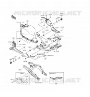 CACHE LAT&Eacute;RAL/GARDE CHAINE pour Kawasaki Z650 ABS 2017