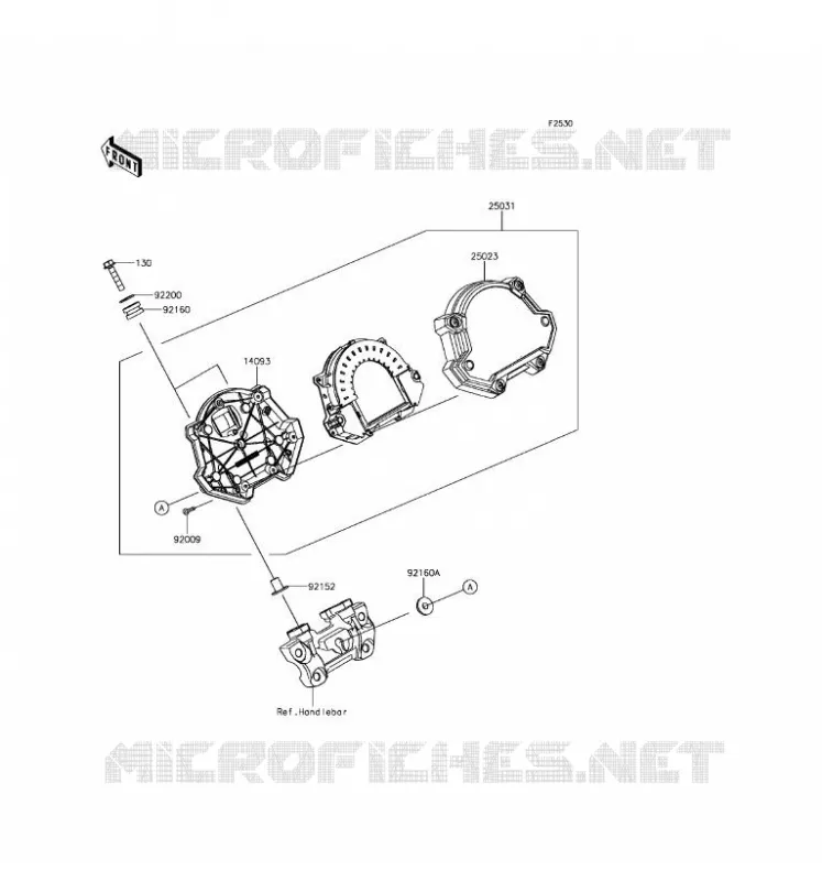 COMPTEURS Kawasaki MOTOS 650 2017 Z650 ABS  ER650HHF