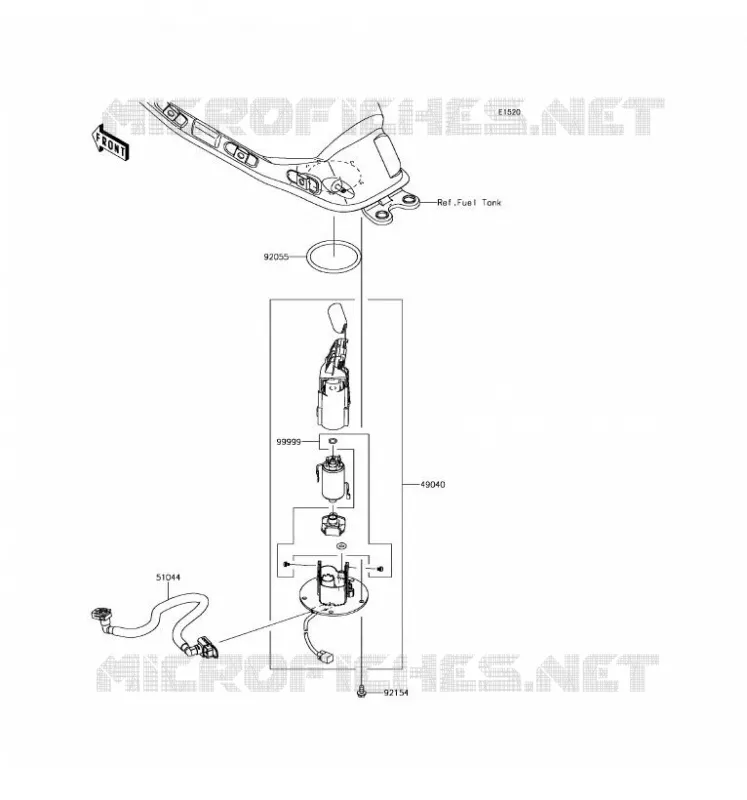POMPE A ESSENCE Kawasaki MOTOS 650 2017 Z650 ABS  ER650HHF