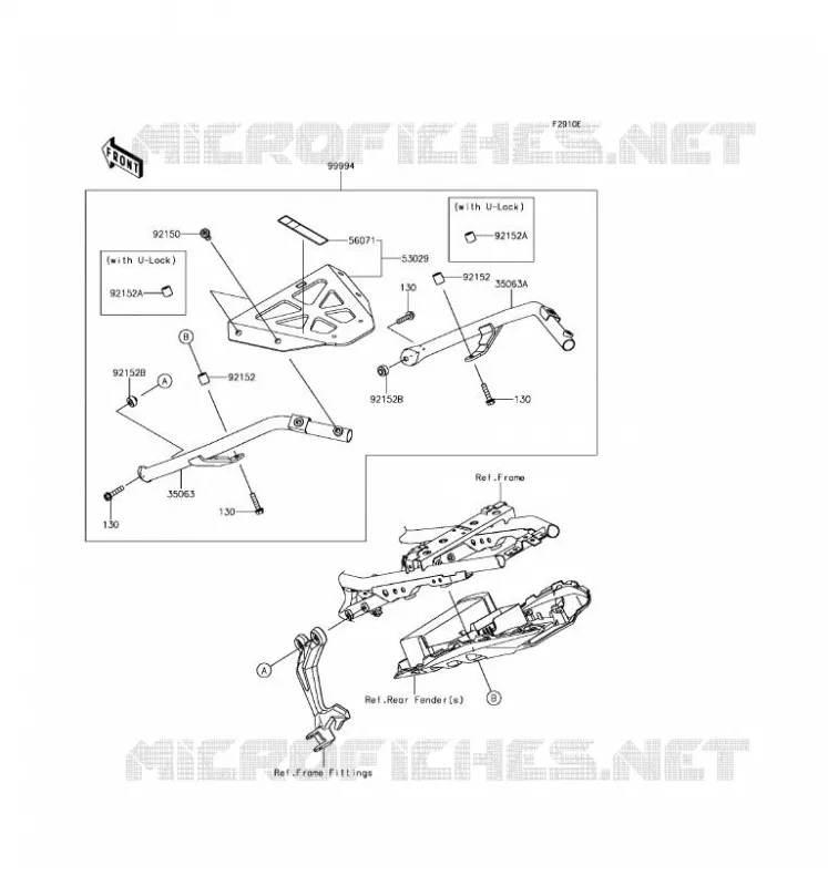 ACCESSOIRE (SUPPORT TOP CASE) Kawasaki MOTOS 650 2017 Z650 ABS  ER650HHF