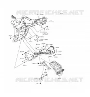 GARDE BOUE ARRI&Egrave;RE pour Kawasaki NINJA 300 2016