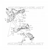 GARDE BOUE ARRI&Egrave;RE pour Kawasaki NINJA 300 2016
