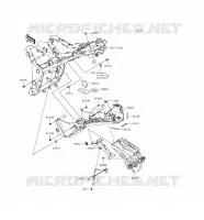 GARDE BOUE ARRI&Egrave;RE pour Kawasaki NINJA 300 2016