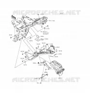 GARDE BOUE ARRI&Egrave;RE pour Kawasaki NINJA 300 ABS 2016
