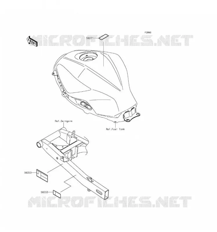 LABEL Kawasaki MOTOS 300 2016 NINJA 300 ABS  EX300BGF