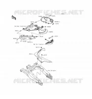 CACHE LAT&Eacute;RAL/GARDE CHAINE pour Kawasaki ER-6F 2016