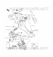 RESERVOIR CARBURANT pour Kawasaki ER-6F 2016