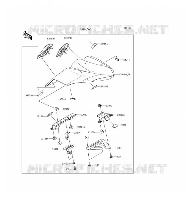 ACCESSOIRE (COUVRE SELLE) Kawasaki MOTOS 650 2017 NINJA 650 ABS  EX650KHF