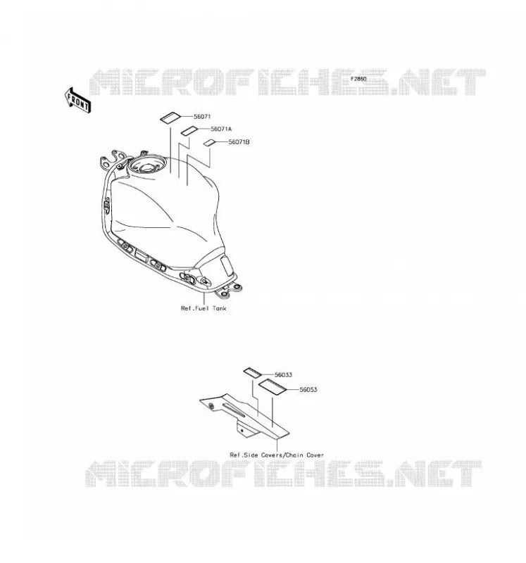 LABEL Kawasaki MOTOS 650 2017 NINJA 650 ABS  EX650KHF