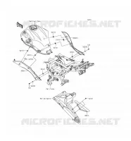 CACHE LAT&Eacute;RAL/GARDE CHAINE pour Kawasaki VERSYS 650 2016