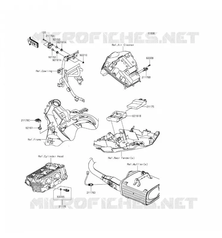 INJECTION CARBURANT Kawasaki MOTOS 650 2016 VERSYS 650  KLE650EGF