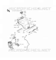 RESERVOIR CARBURANT pour Kawasaki VERSYS 1000 2017