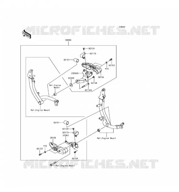 ACCESSOIRE(PROTEGE CARTER) Kawasaki MOTOS 1000 2017 VERSYS 1000  KLZ1000BHF