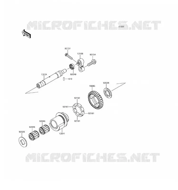 BALANCIER Kawasaki MOTOS 1000 2017 VERSYS 1000  KLZ1000BHF