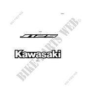 STICKER(WHITE) pour Kawasaki J125 2016