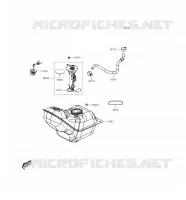 RESERVOIR CARBURANT pour Kawasaki J300 ABS 2016