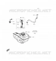 RESERVOIR CARBURANT pour Kawasaki J300 ABS 2016