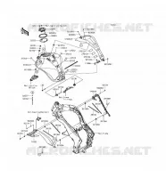 RESERVOIR CARBURANT pour Kawasaki Z1000 2017
