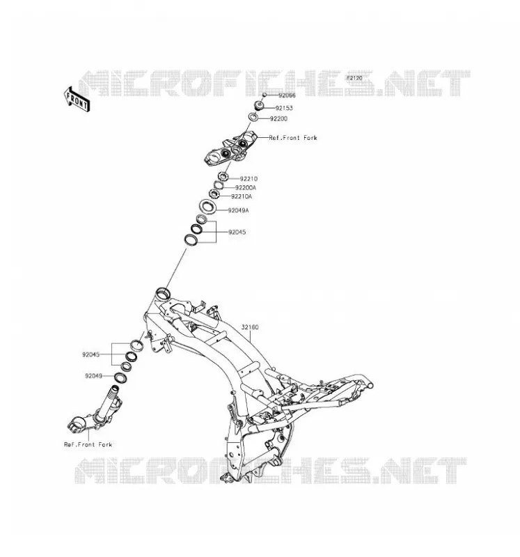 CH&Acirc;SSIS Kawasaki MOTOS 800 2016 Z800  ZR800AGF