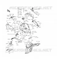 RESERVOIR CARBURANT pour Kawasaki Z800 2016