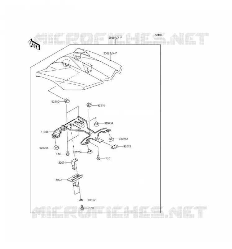 ACCESSOIRE (COUVRE SELLE) Kawasaki MOTOS 1000 2016 Z1000SX  ZX1000LGF