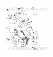 RESERVOIR CARBURANT pour Kawasaki Z1000SX ABS 2016