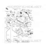 RESERVOIR CARBURANT pour Kawasaki NINJA H2 2016