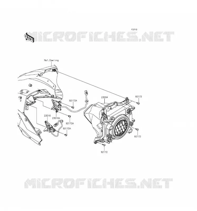 OPTIQUE(S) Kawasaki MOTOS 1000 2016 NINJA H2  ZX1000NGF