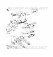 CACHE LAT&Eacute;RAL/GARDE CHAINE pour Kawasaki NINJA ZX-10R ABS 2017