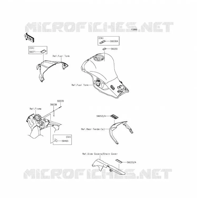 LABEL Kawasaki MOTOS 1000 2017 NINJA ZX-10R ABS  ZX1000SHF