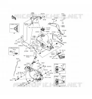 RESERVOIR CARBURANT pour Kawasaki NINJA ZX-10R ABS 2017
