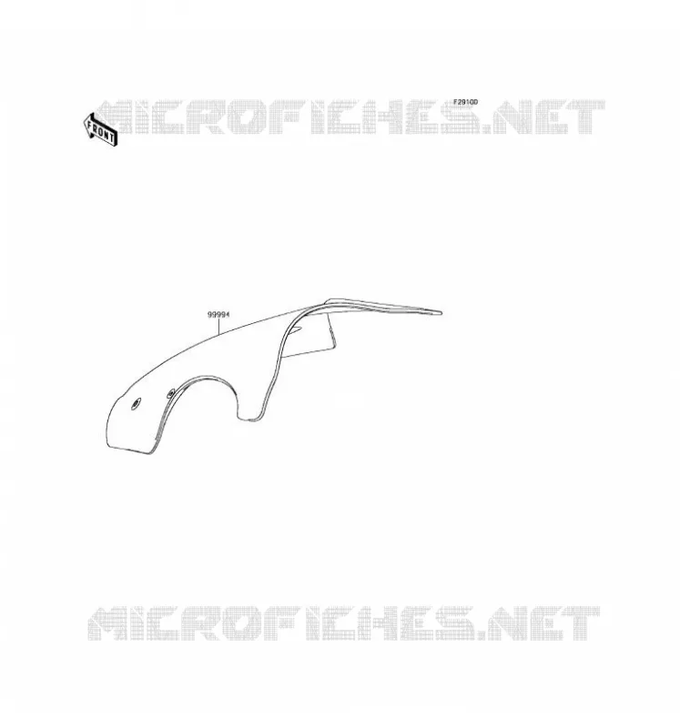 ACCESSOIRE(PARE-BRISE) Kawasaki MOTOS 1000 2017 Z1000SX  ZX1000WHF
