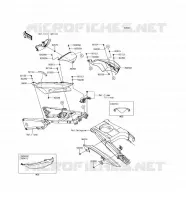 CACHE LAT&Eacute;RAL/GARDE CHAINE pour Kawasaki NINJA ZX-14R ABS 2017