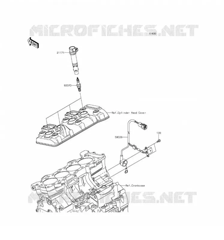 SYSTEME D&acute;ALLUMAGE Kawasaki MOTOS 636 2016 NINJA ZX-6R  ZX636EGF