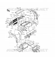 GARDE BOUE AVANT pour Kawasaki MULE PRO-DXT 2017