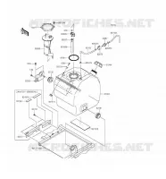 RESERVOIR CARBURANT pour Kawasaki MULE PRO-DX 2016