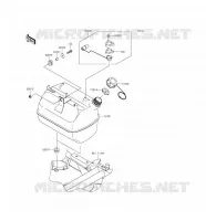 RESERVOIR CARBURANT pour Kawasaki MULE 610 4X4 XC 2016