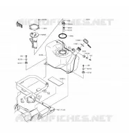 RESERVOIR CARBURANT pour Kawasaki MULE SX 2017