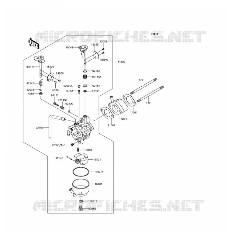 CARBURATEUR Kawasaki SSV 400 2017 MULE SX  KAF400JHS