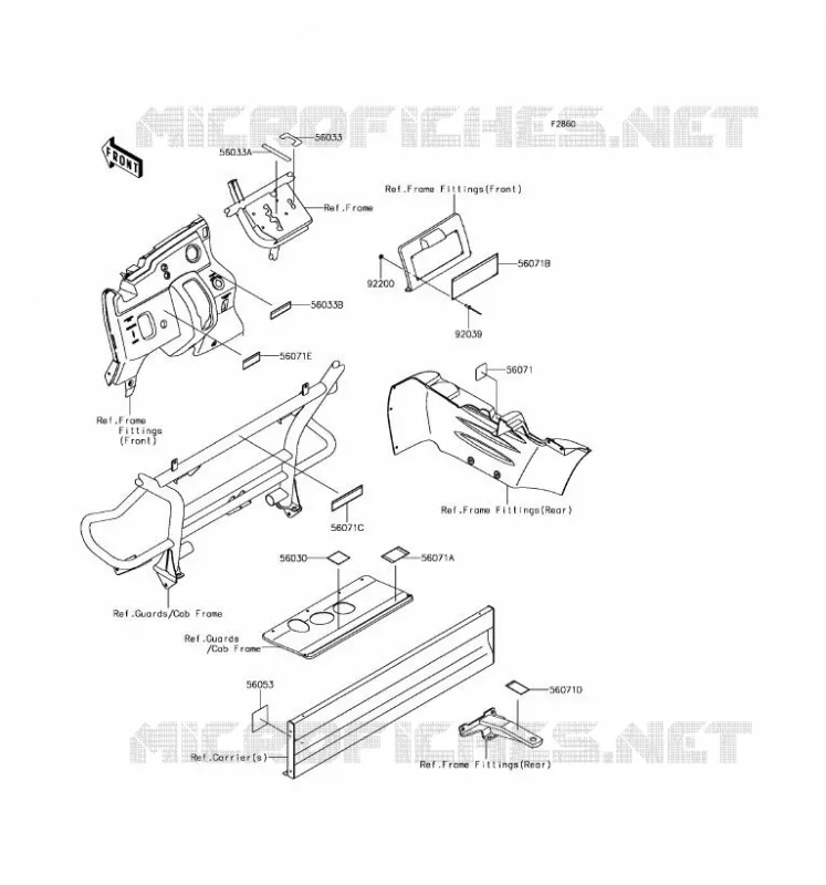LABEL Kawasaki SSV 400 2017 MULE SX  KAF400NHS