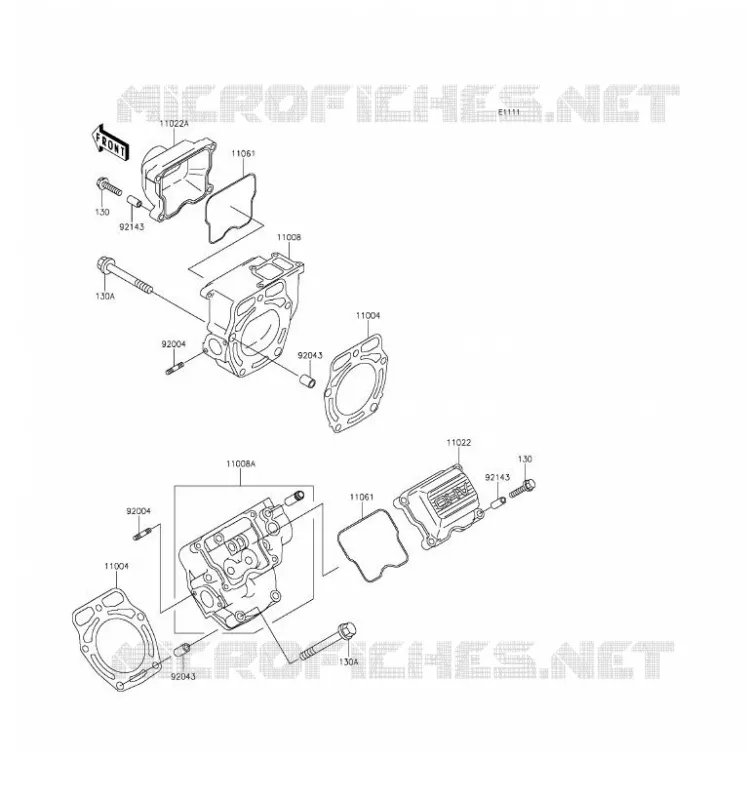 CULASSE Kawasaki SSV 620 2016 MULE 4010 4X4  KAF620MGF