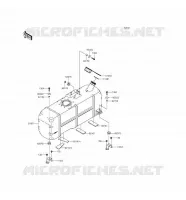 RESERVOIR CARBURANT pour Kawasaki MULE 4000 2016