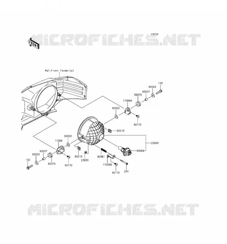 OPTIQUE(S) Kawasaki SSV 820 2017 MULE PRO-FXT  KAF820BHF