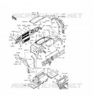 GARDE BOUE AVANT pour Kawasaki MULE PRO-FX 2016