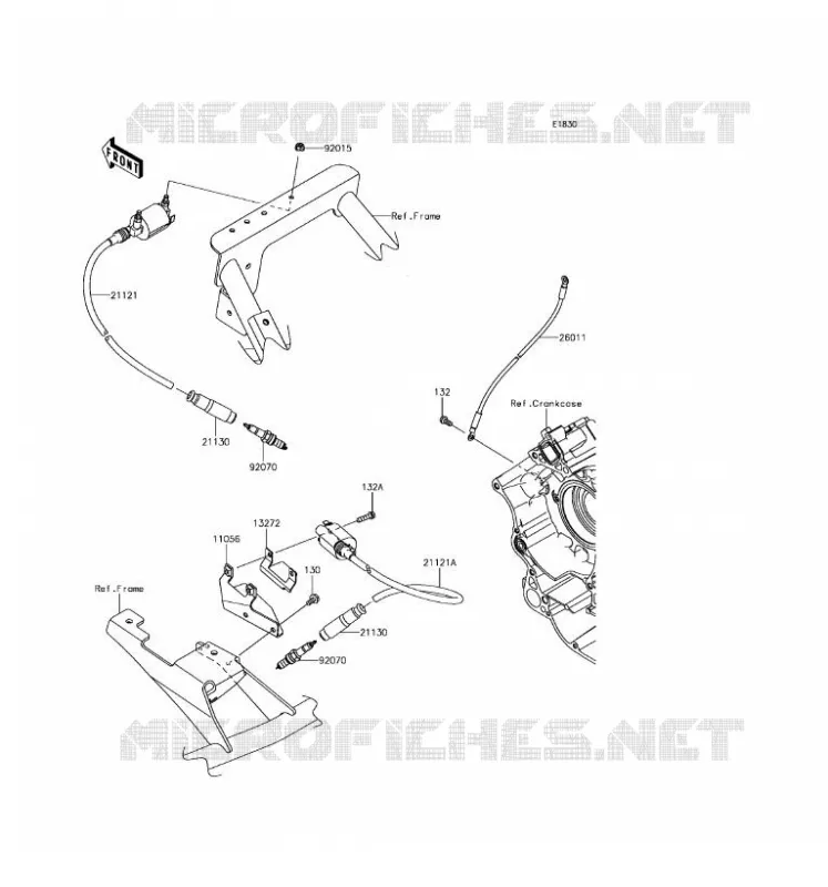 SYSTEME D&acute;ALLUMAGE Kawasaki SSV 800 2016 TERYX LE  KRF800GGF