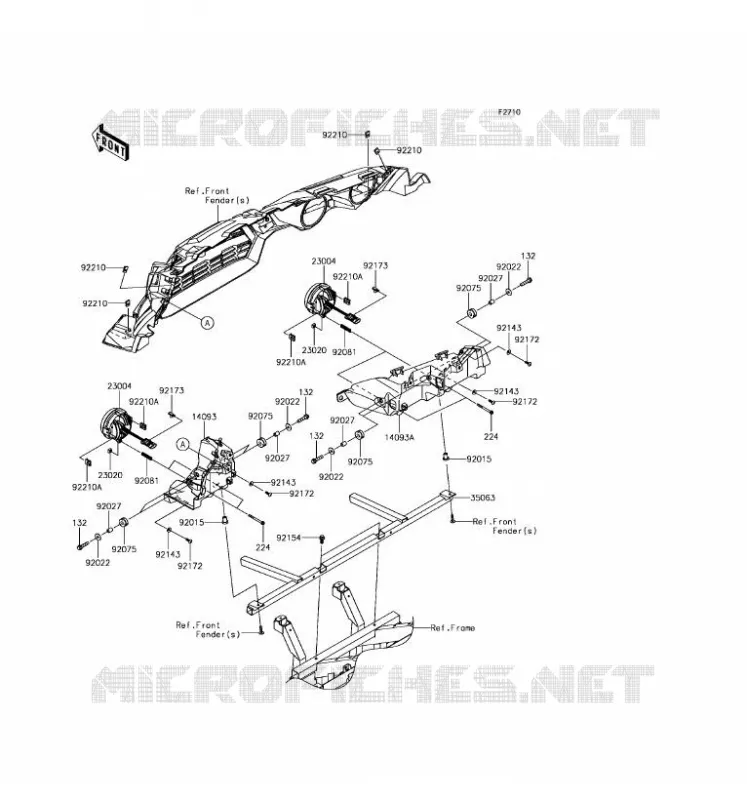 OPTIQUE(S) Kawasaki SSV 800 2017 TERYX LE  KRF800GHF